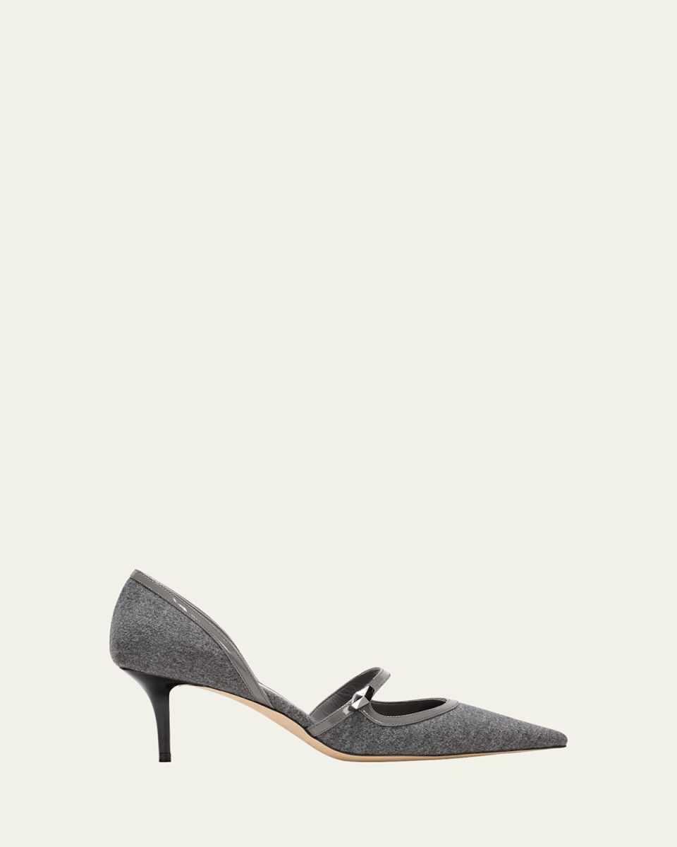 Carolyn Cotton Patent Pumps