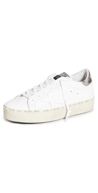 Golden Goose Hi Star Sneakers White/Silver