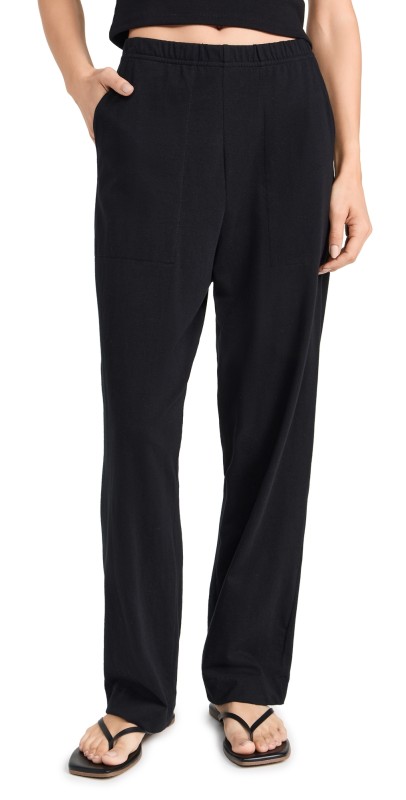 Leset Margo Tapered Pocket Pants Black
