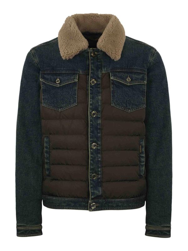 Moorer Manteau En Fourrure - Marron