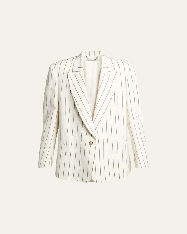 Stripe Oversized Blazer