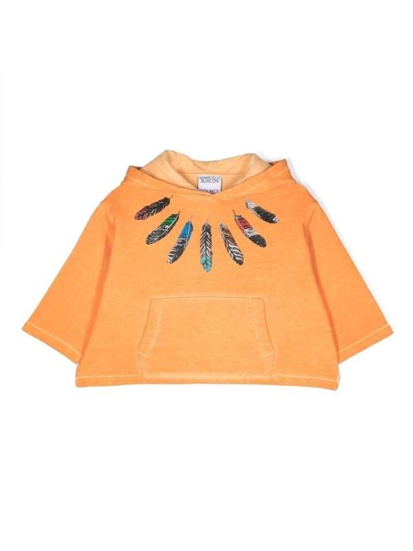 Feather Print hoodie