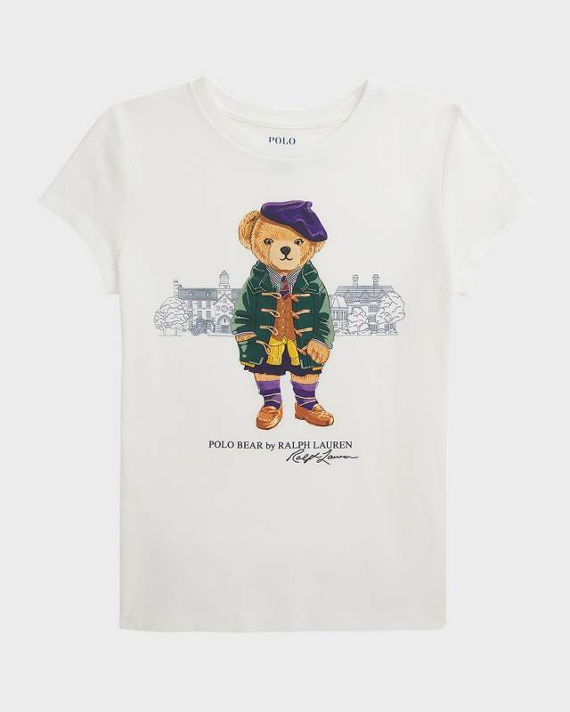 Girl's T-Shirt W/ Classic Mascot, Size 2-6X