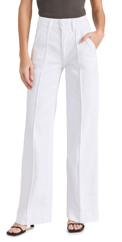 PAIGE Sasha Trousers Crisp White