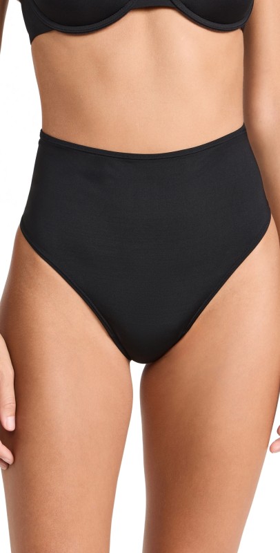 Natori Natori Liquid High Rise Thong Black