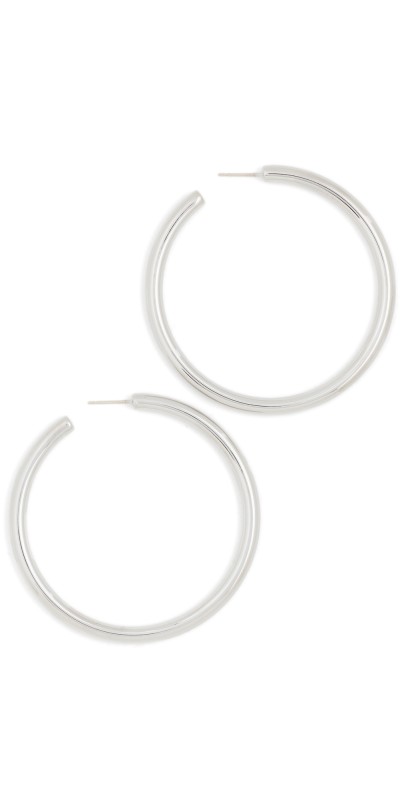 Jennifer Fisher 2 Lilly Hoops Silver
