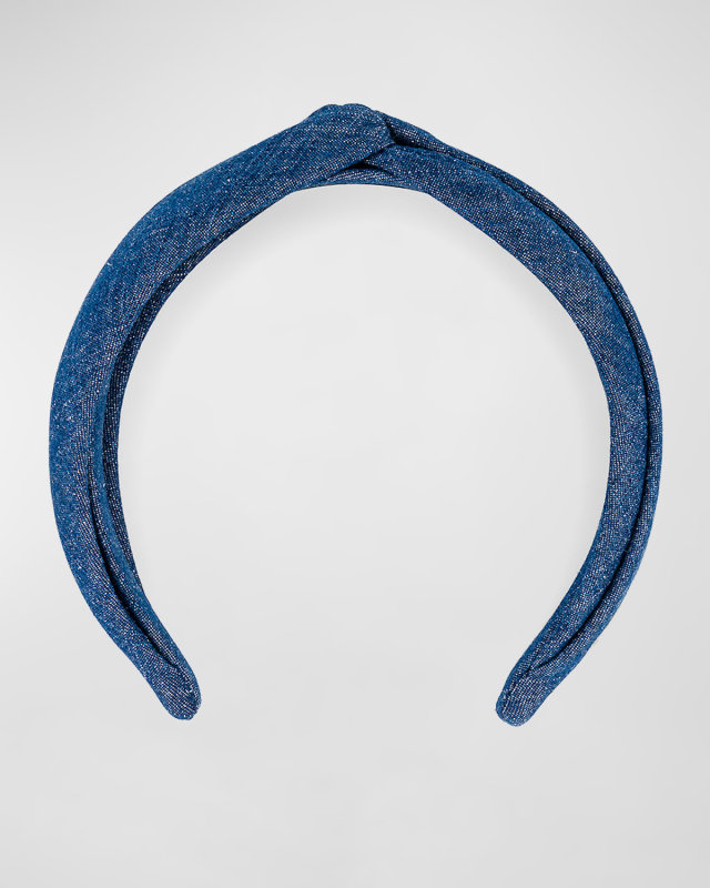 Denim Knot Headband