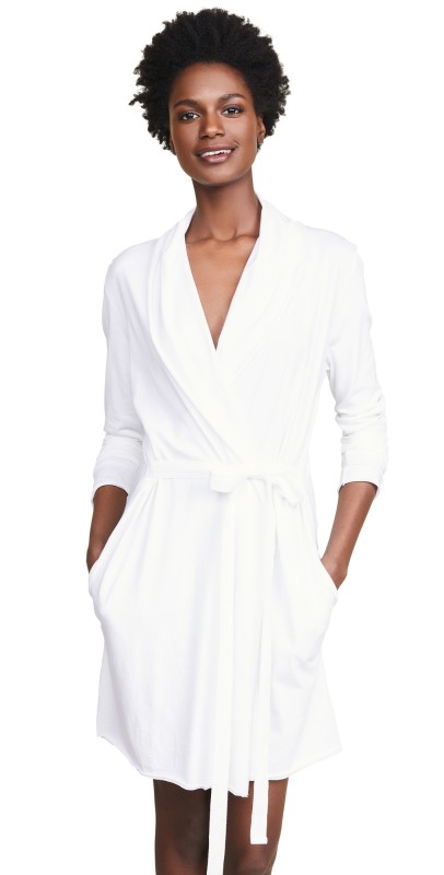 Skin Wrap Robe Black