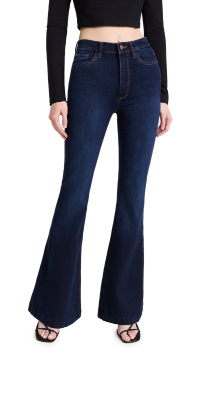 DL1961 Rachel Ultra High Rise Flare Jeans Foster