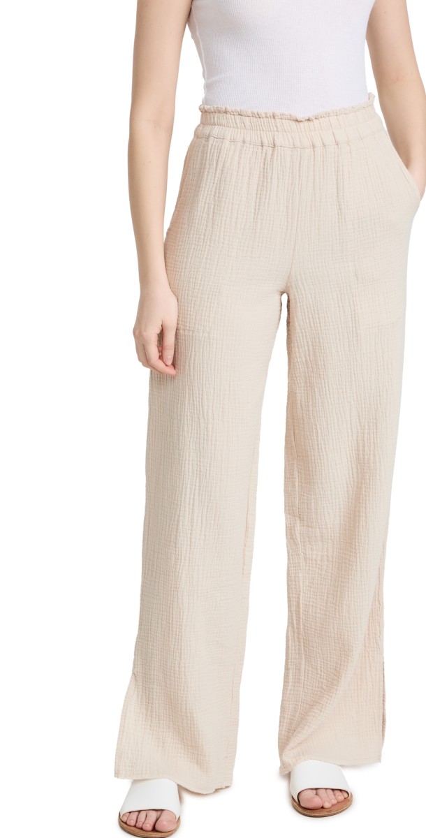 RAILS Leon Gauze Pants Flax