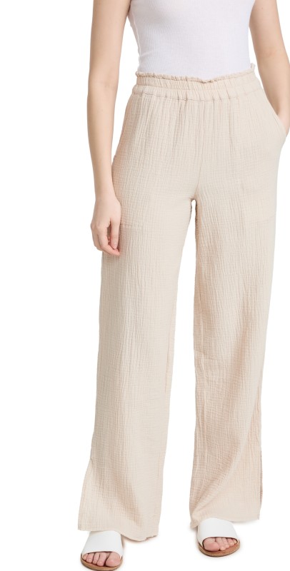 RAILS Leon Gauze Pants Flax