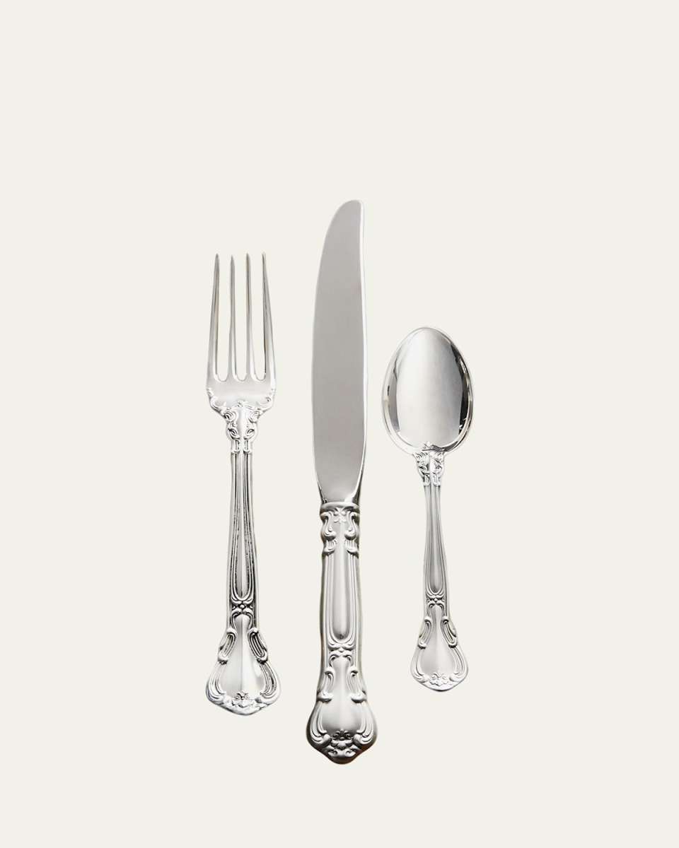 46-Piece Chantilly Sterling Silver Flatware Service
