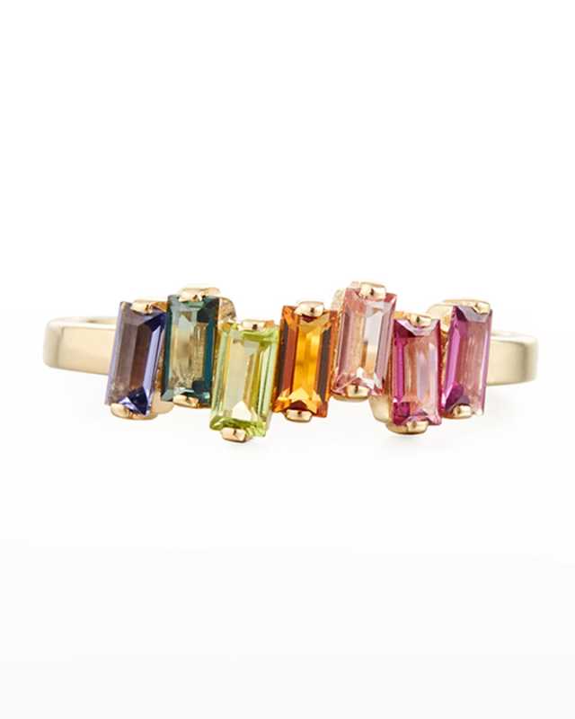14k Gold Amalfi Wave Band Ring