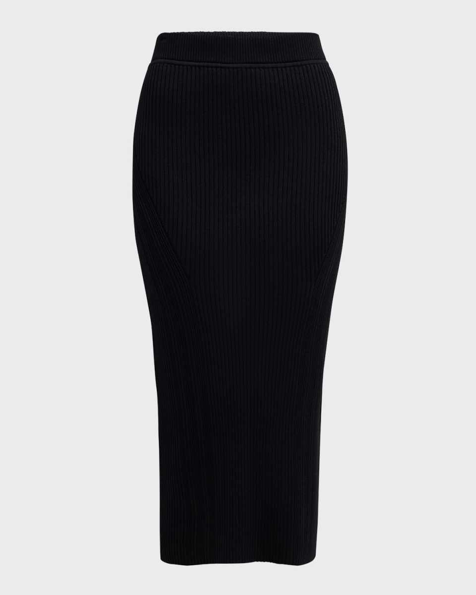 Joni Ribbed Midi Skirt
