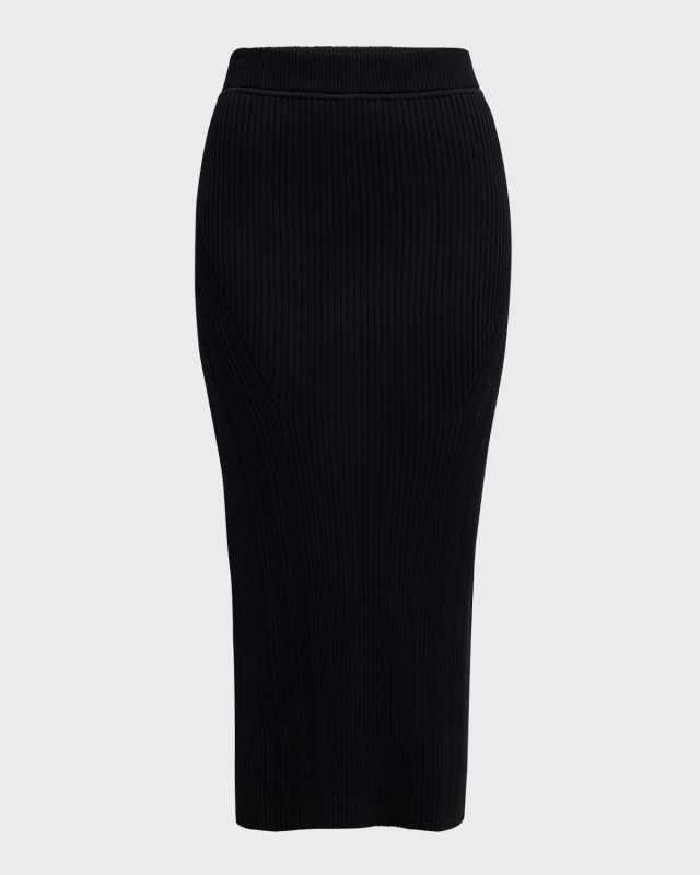 Joni Ribbed Midi Skirt