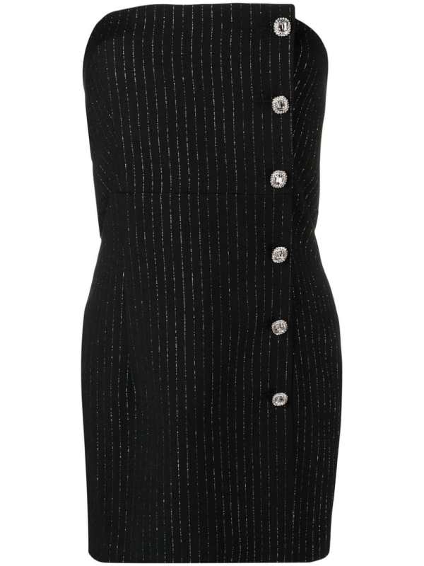 tailored strapless dress