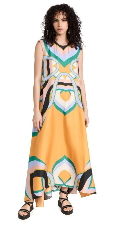 La Double J San Carlo Dress Orange