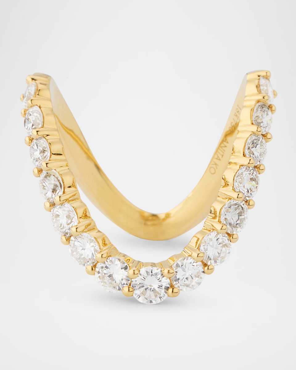 Ulla 18K Yellow Gold Diamond Ring, 1.60tcw