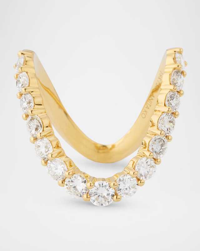 Ulla 18K Yellow Gold Diamond Ring, 1.60tcw
