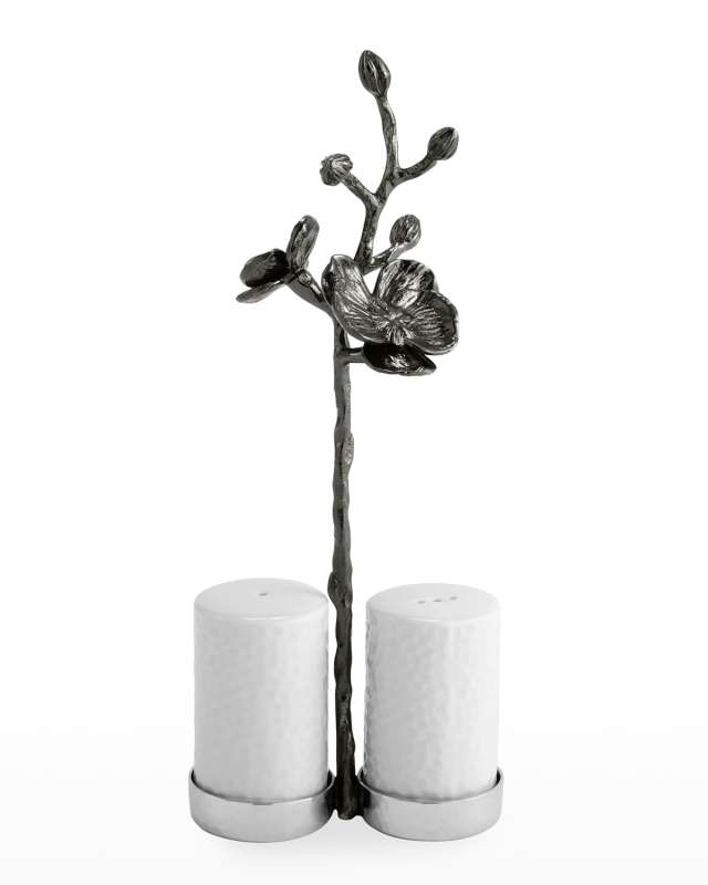 Black Orchid Salt & Pepper Set