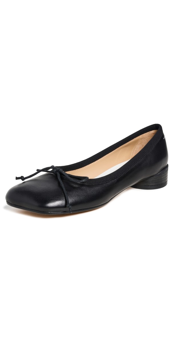 MM6 Maison Margiela Ballet Shoes Black