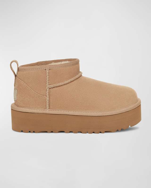 Girl's Classic Ultra Mini Platform Boots, Kids