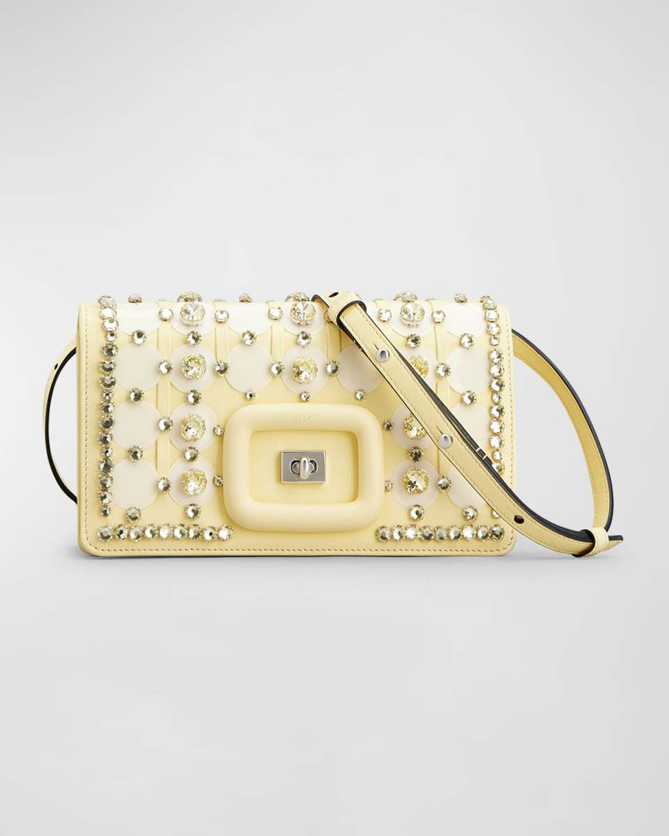 Viv Choc Disco Mini Embellished Crossbody Bag