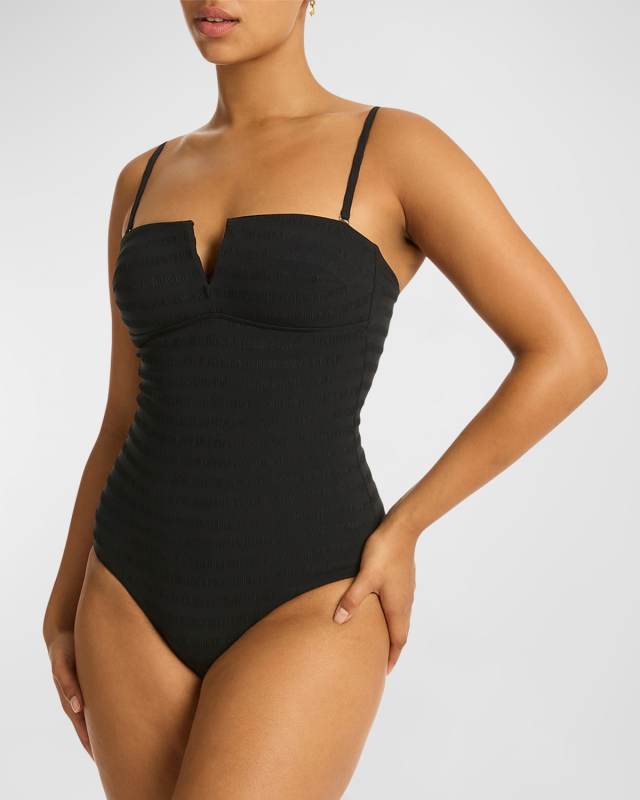 Palisades Bandeau One-Piece Swimsuit