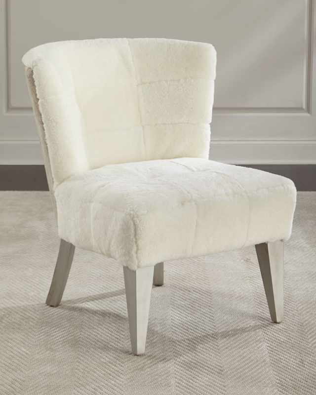 Paulette Shearling Accent Chair
