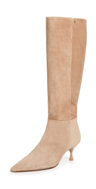 Larroudé Georgia High Boots Peanut