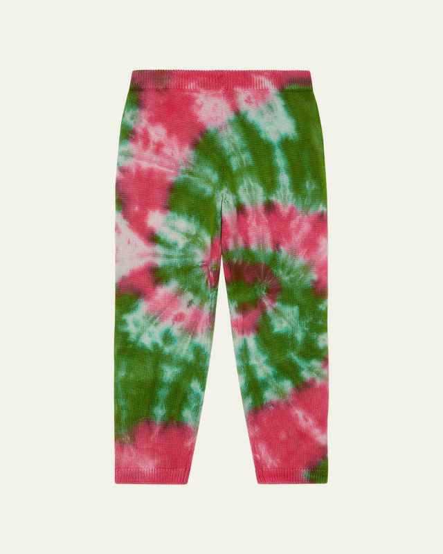 Girl's California Wool Tie Dye Leggings, Size 4-10
