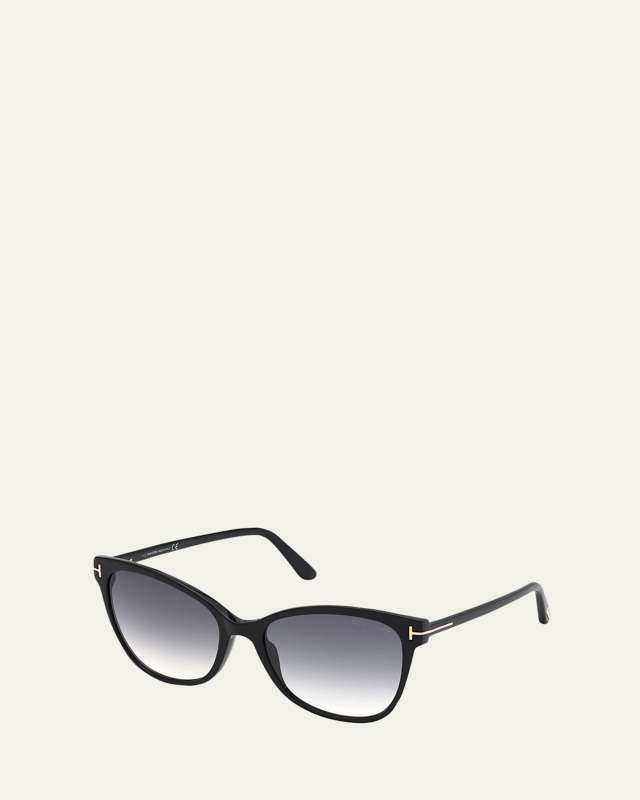 Ani Oversized Acetate Cat-Eye Sunglasses