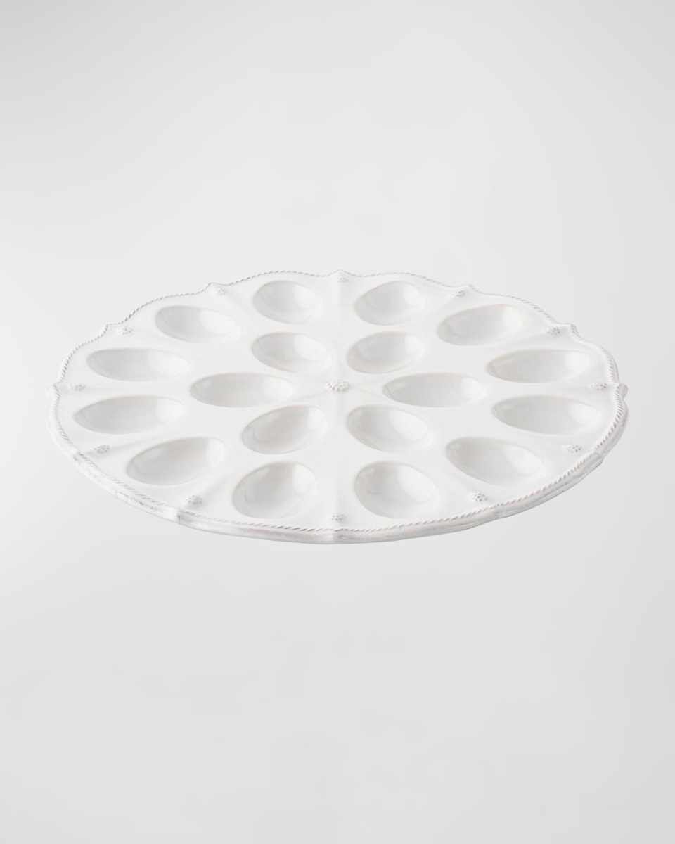 Berry & Thread Whitewash Deviled Egg Platter