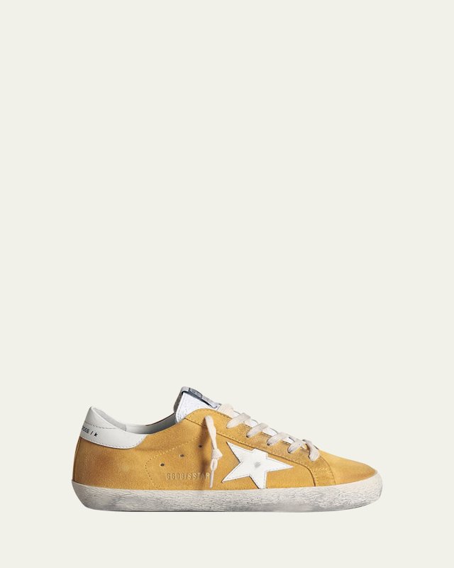 Superstar Mixed Leather Low-Top Sneakers