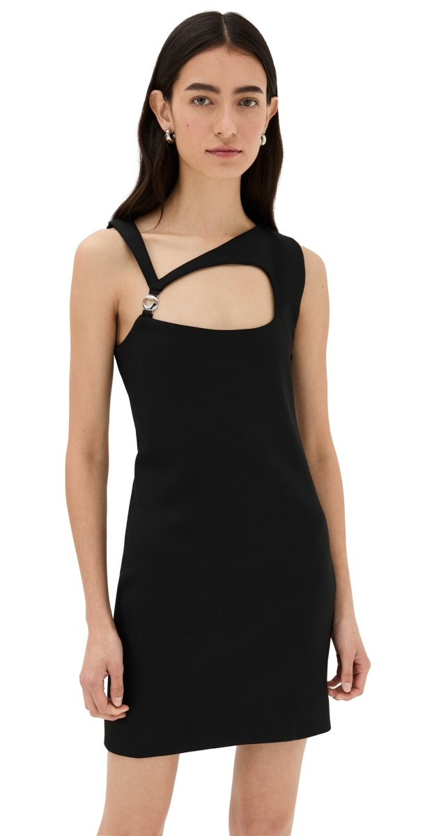 Coperni Cutout Mini Dress Black