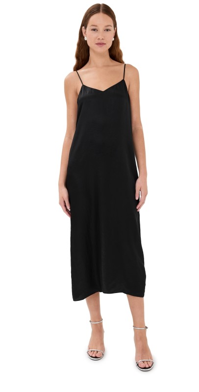 Tibi The Slip Dress Black