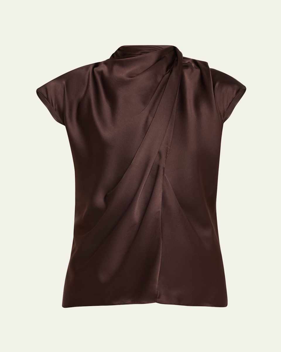 Leilany Draped Tie-Back Top