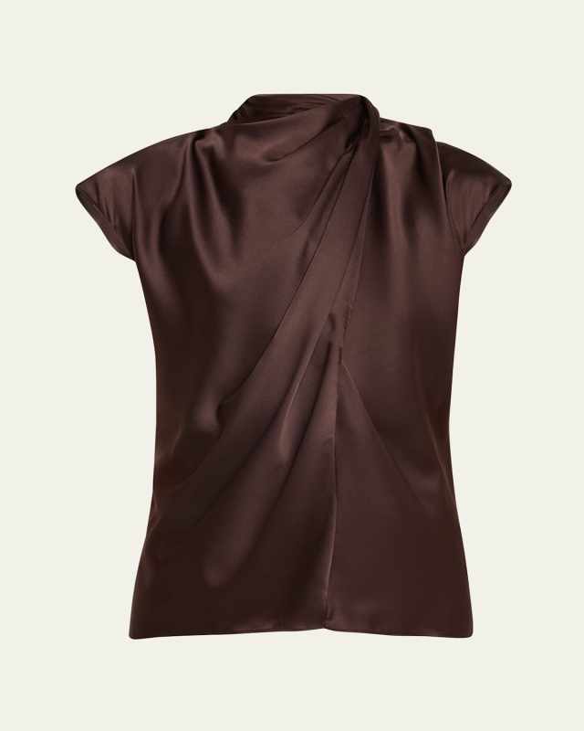 Leilany Draped Tie-Back Top