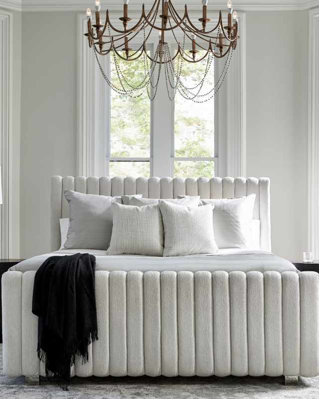 Silhouette Channel-Tufted California King Bed