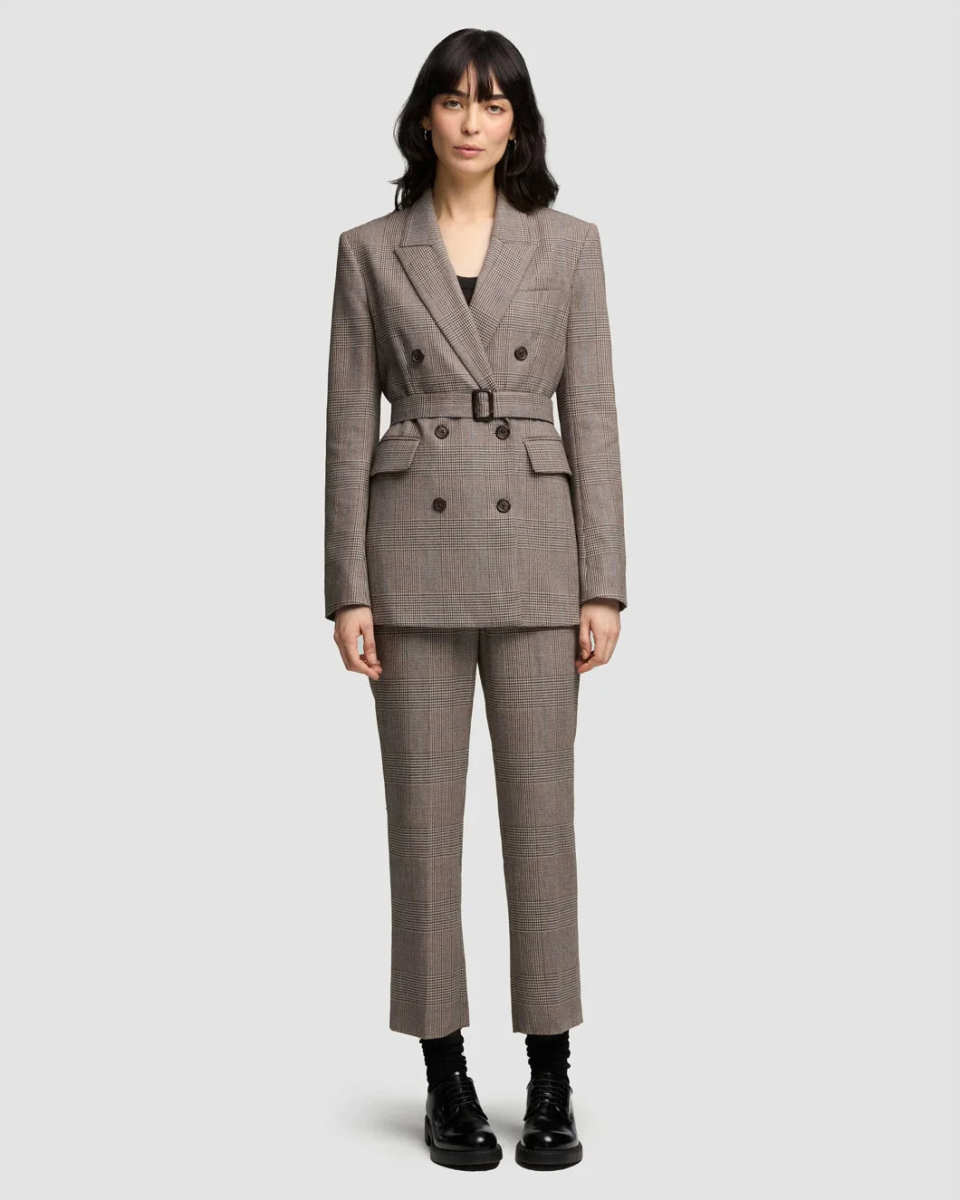 Plaid Houndstooth Trouser