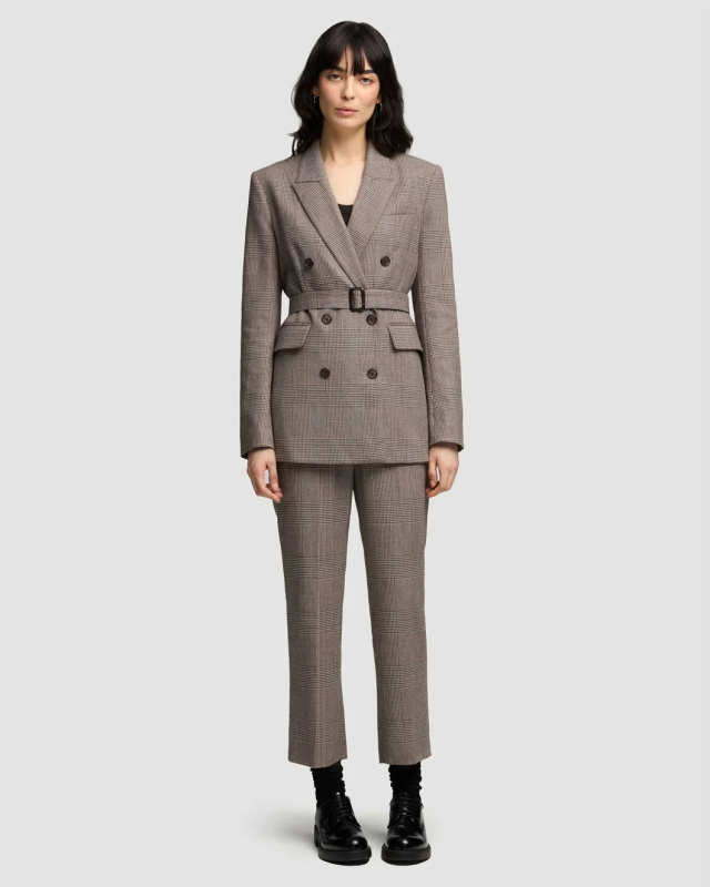 Plaid Houndstooth Trouser