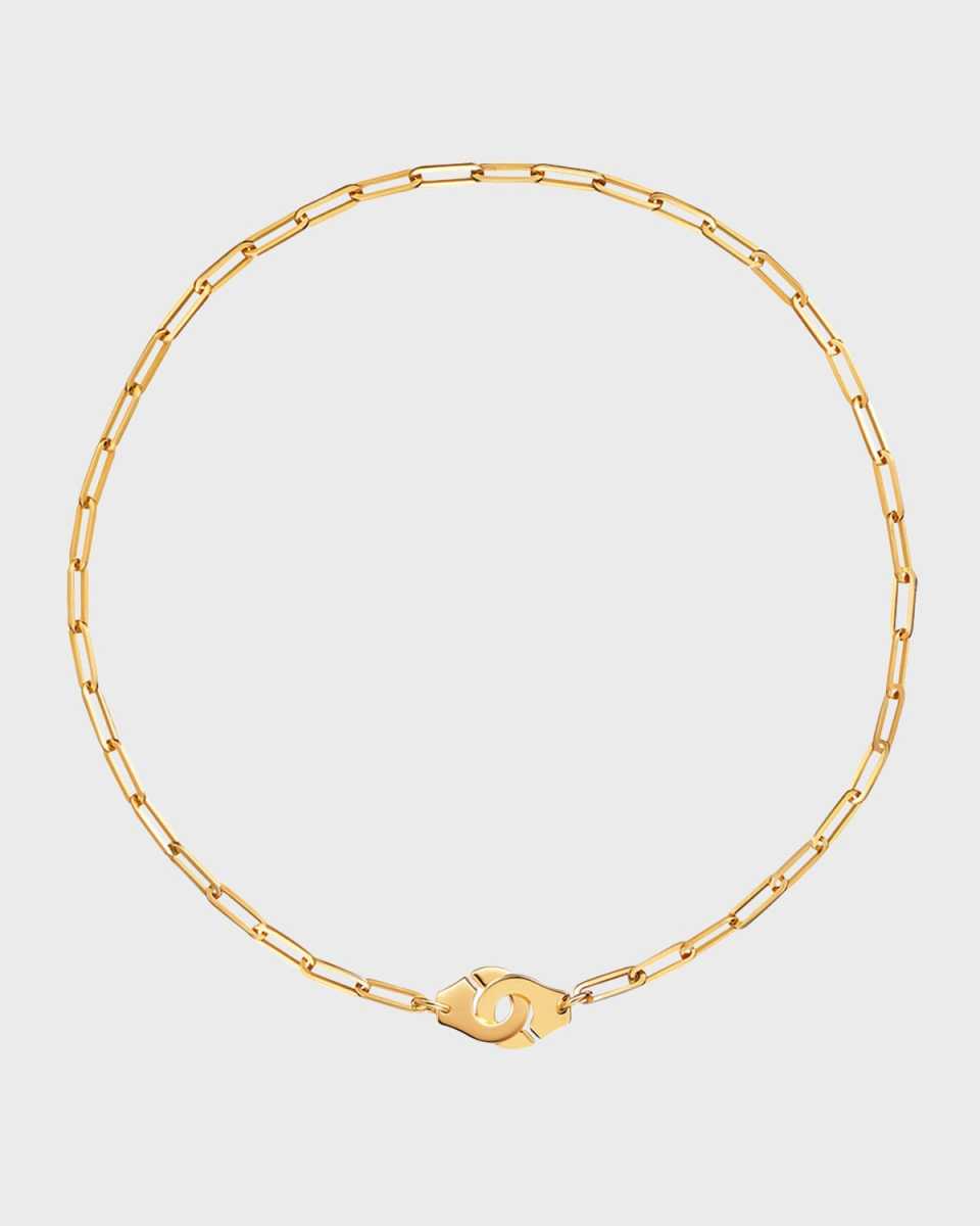 Yellow Gold Menottes R12 Large Chain Necklace
