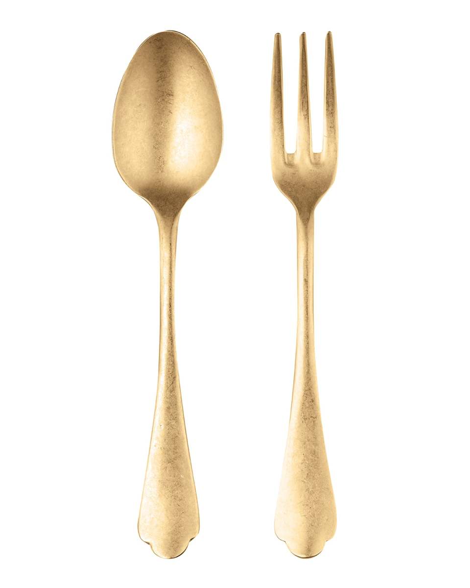 Dolce Vita Pewter Oro Serving Utensil Set