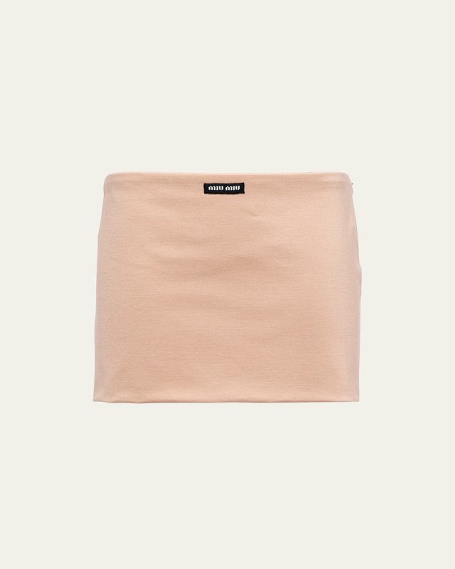 Jersey Mini Skirt