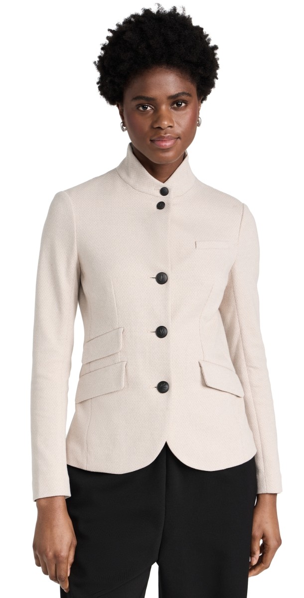 rag & bone Slade Italian Plaid Blazer Beige