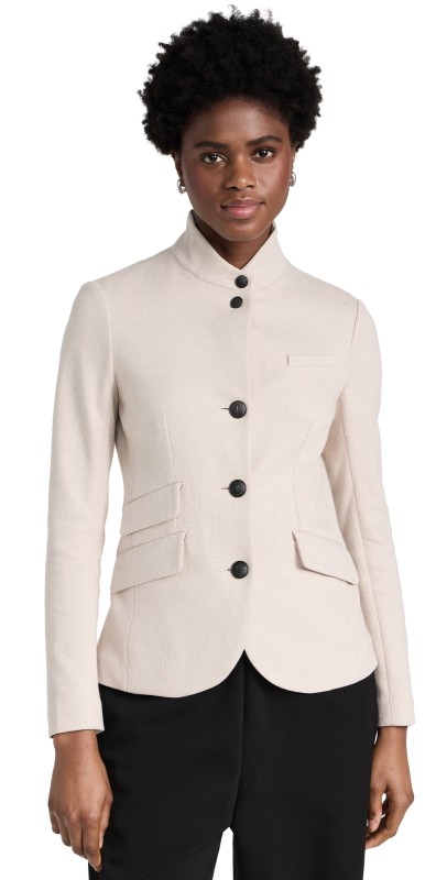 rag & bone Slade Italian Plaid Blazer Beige