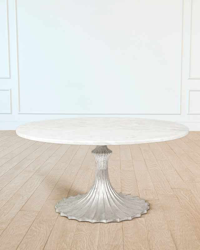 60" Marble Top Dining Table