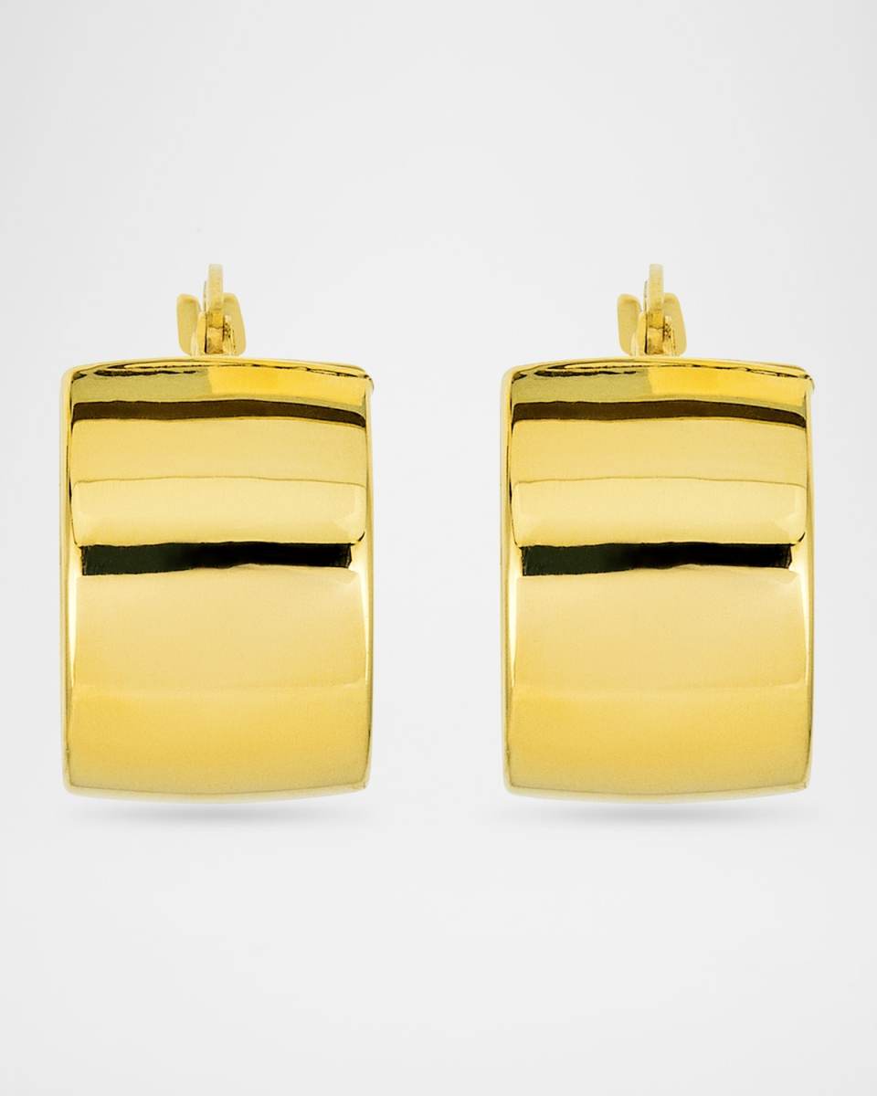 Bold Glider Huggie Earrings