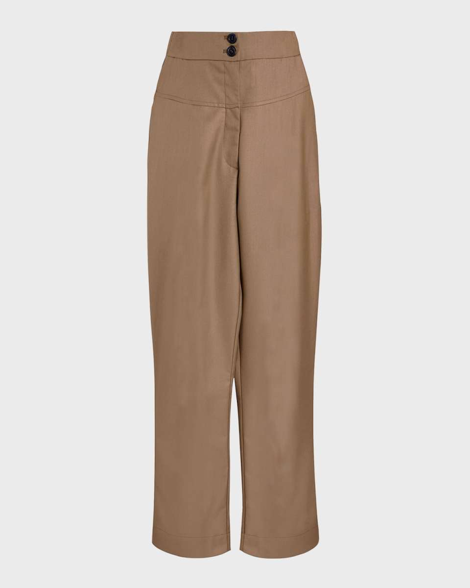 Athena Wool High-Waisted Pants