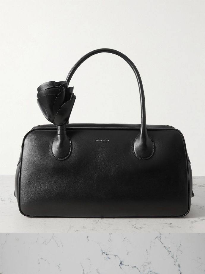 MAGDA BUTRYM Appliquéd leather tote